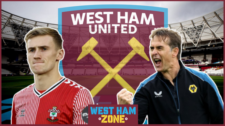 Flynn Downes, Julen Lopetegui, West Ham badge