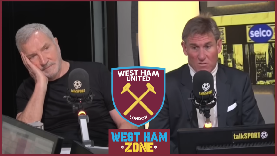 Graeme Souness, Simon Jordan, West Ham badge