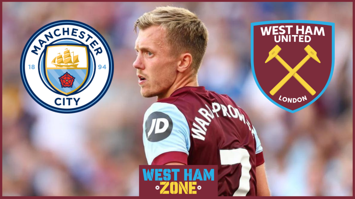 James Ward-Prowse West Ham United Manchester City