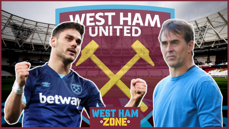 Konstantinos Mavropanos, Julen Lopetegui, West Ham badge