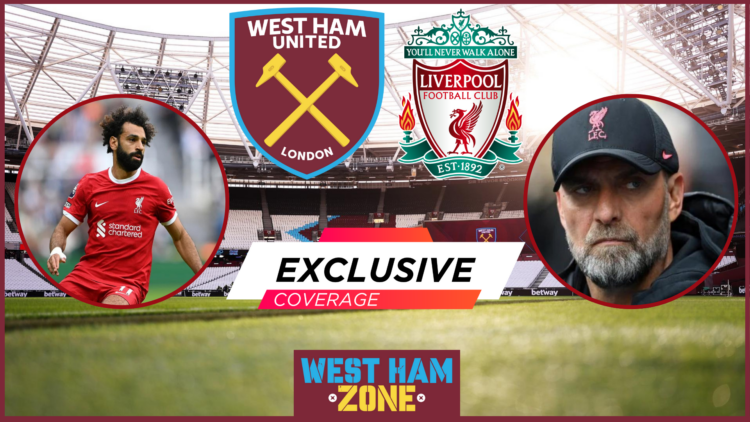 Liverpool Mohamed Salah Jurgen Klopp West Ham