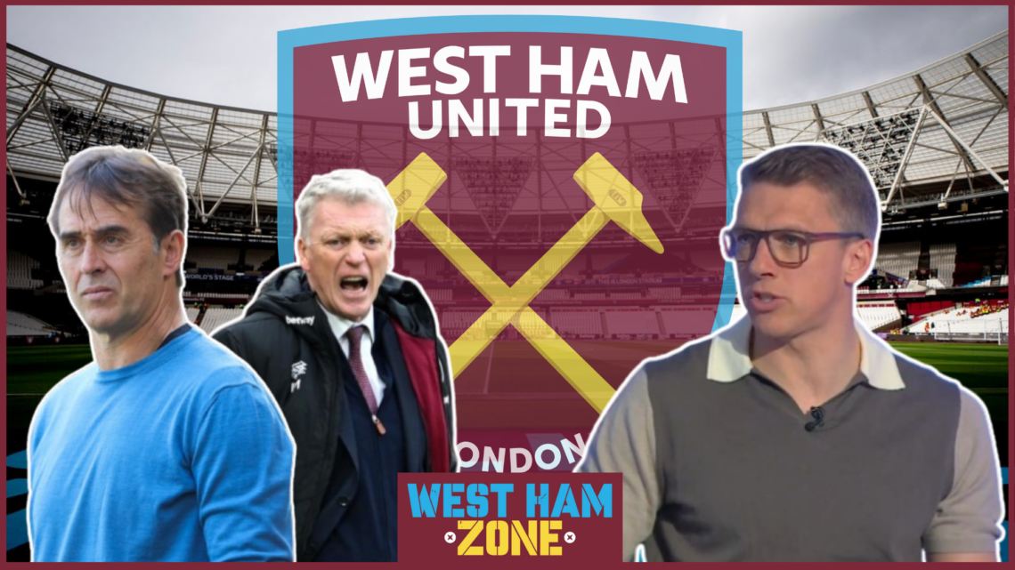Stephen Warnock, David Moyes, Julen Lopetegui, West Ham badge