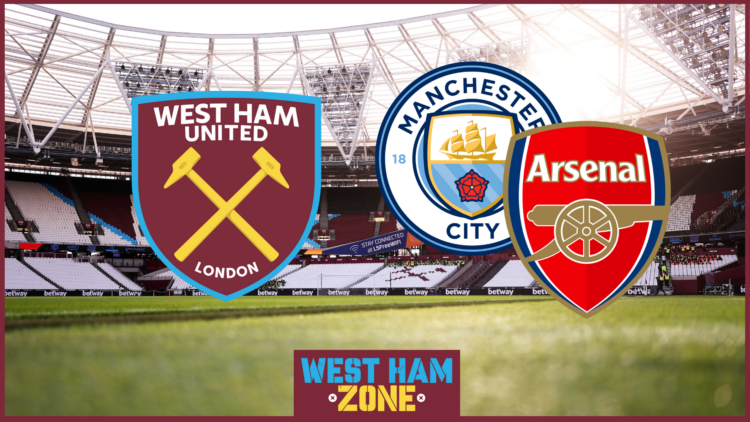 West Ham United Arsenal Manchester City