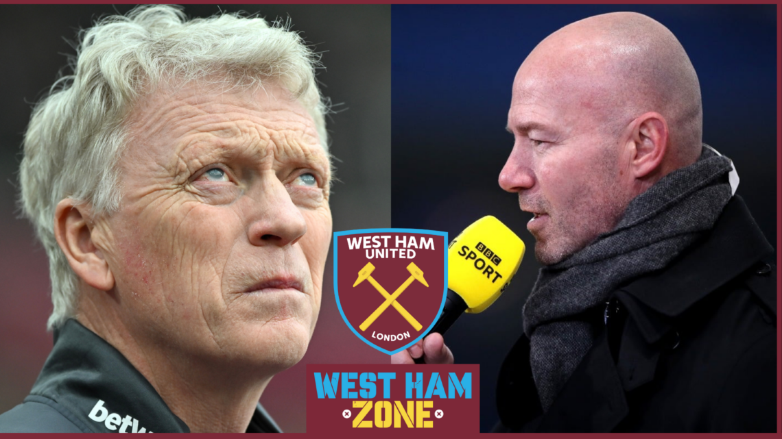 West Ham David Moyes Alan Shearer