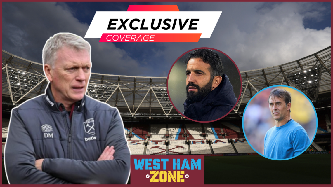 West Ham David Moyes Ruben Amorim Julen Lopetegui