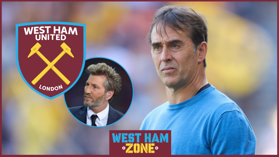 West Ham United Julen Lopetegui Robbie Savage