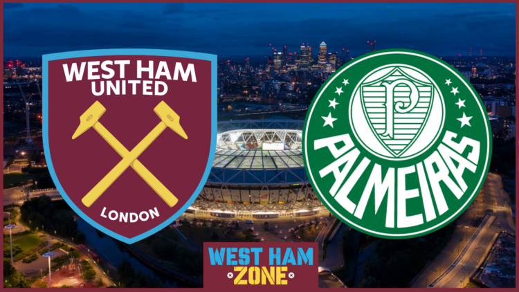 Luis Guilherme, West Ham badge, Palmeiras badge