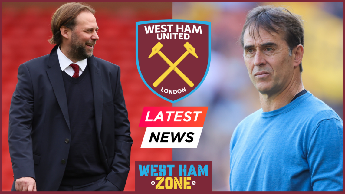 Tim Steidten Julen Lopetegui West Ham United