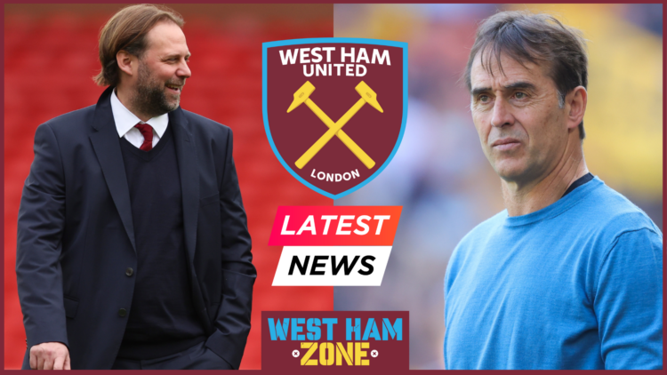 Tim Steidten Julen Lopetegui West Ham United