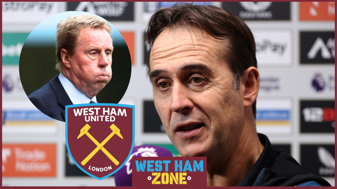 West Ham United, Julen Lopetegui, Harry Redknapp