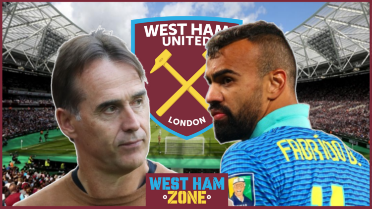 West Ham United Julen Lopetegui Fabricio Bruno
