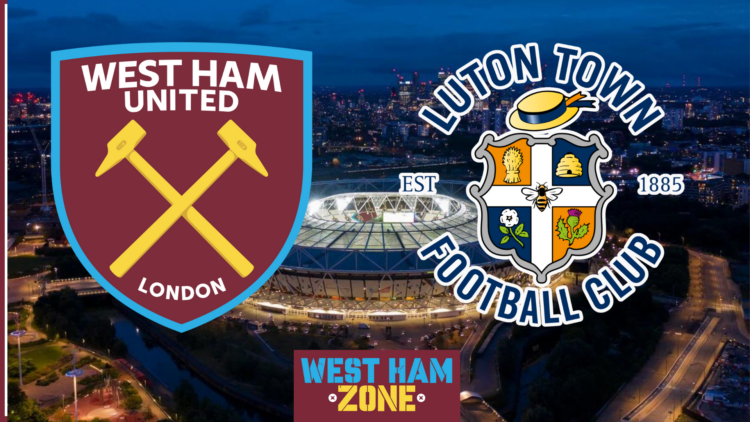 West Ham badge, Luton Town badge