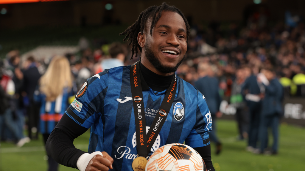 Atalanta forward Ademola Lookman.