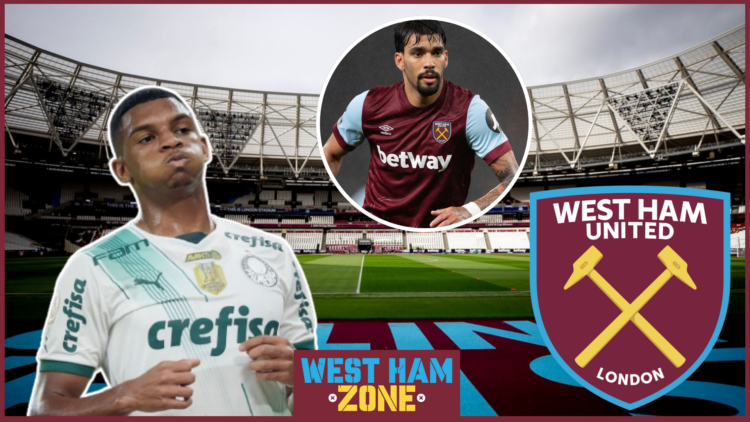 Luis Guilherme, Lucas Paqueta, West Ham badge