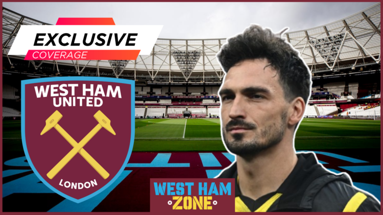 Mats Hummels, West Ham badge