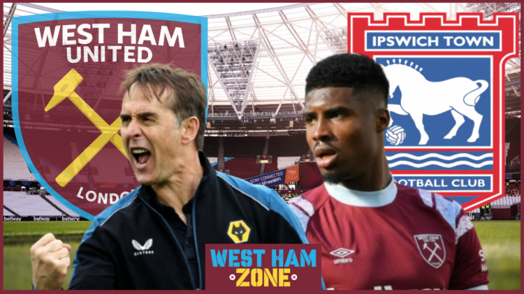 West Ham Ipswich Town Lopetegui Johnson