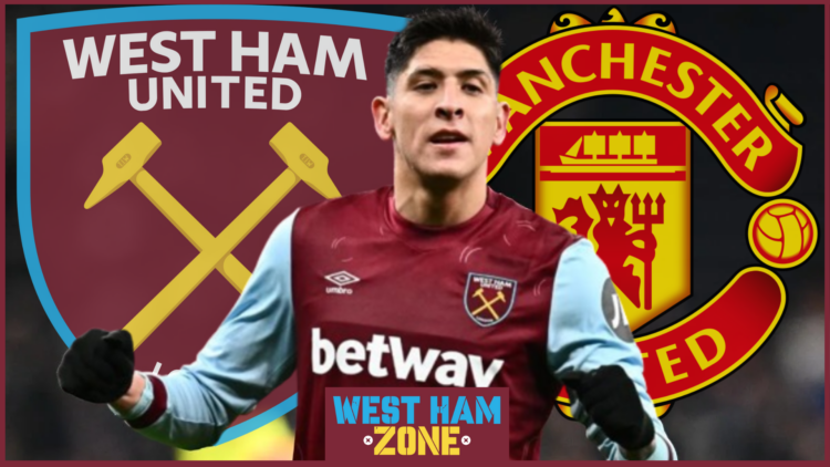 West Ham Manchester United Alvarez