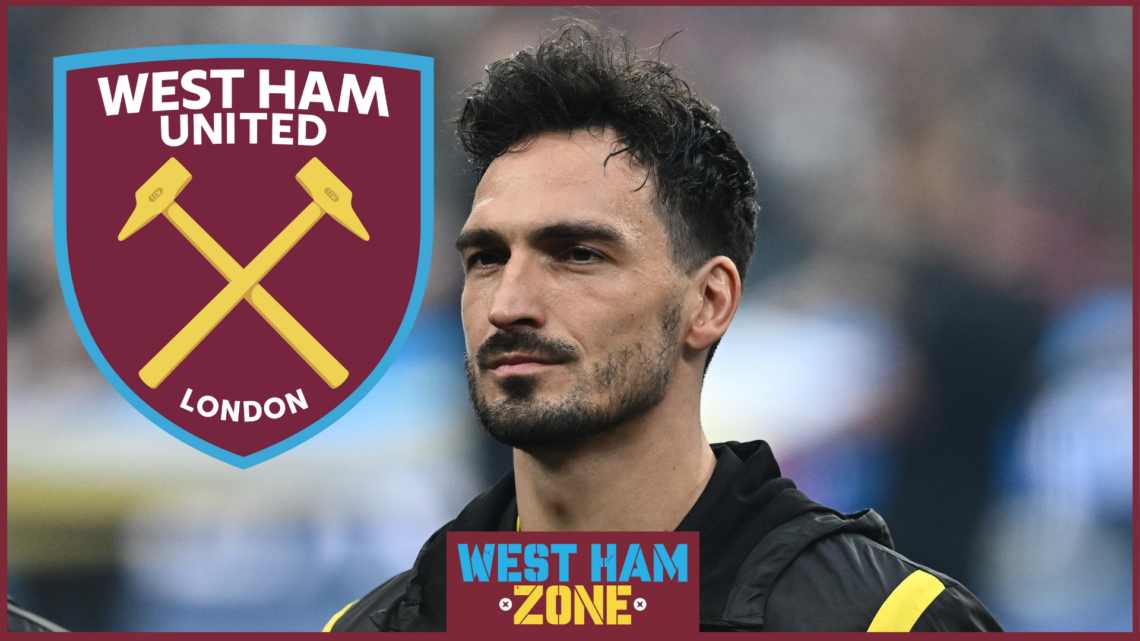 Mats Hummels, West Ham crest