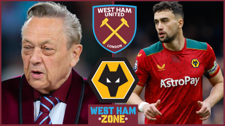 David Sullivan, Max Kilman, Wolves badge, West Ham badge