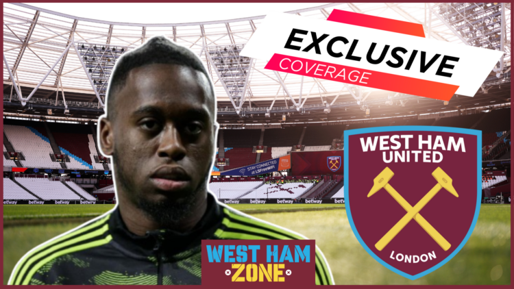 Aaron Wan-Bissaka, West Ham badge