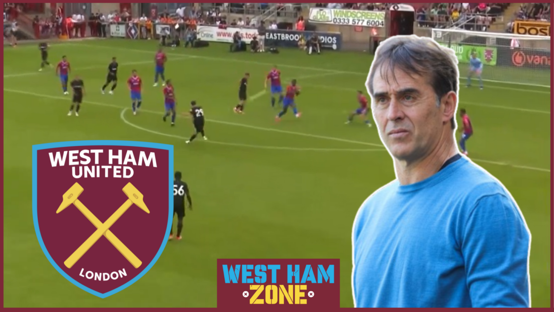 Andy Irving, Julen Lopetegui, West Ham badge