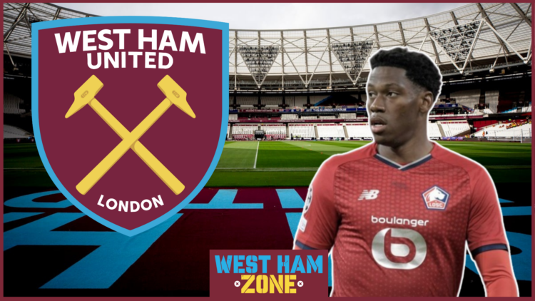 Jonathan David, West Ham badge