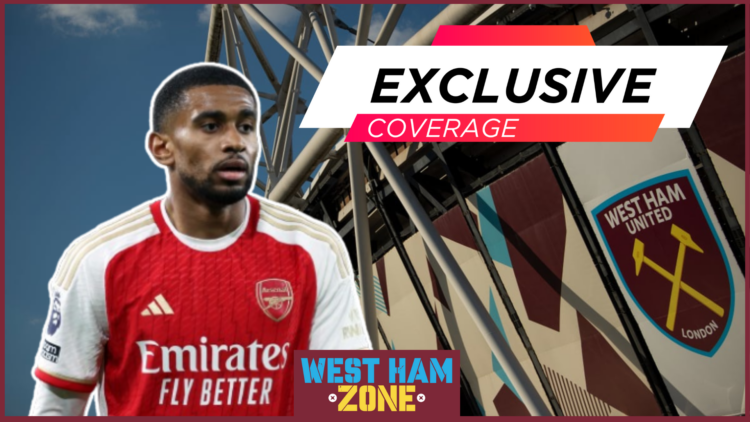 Reiss Nelson, West Ham badge
