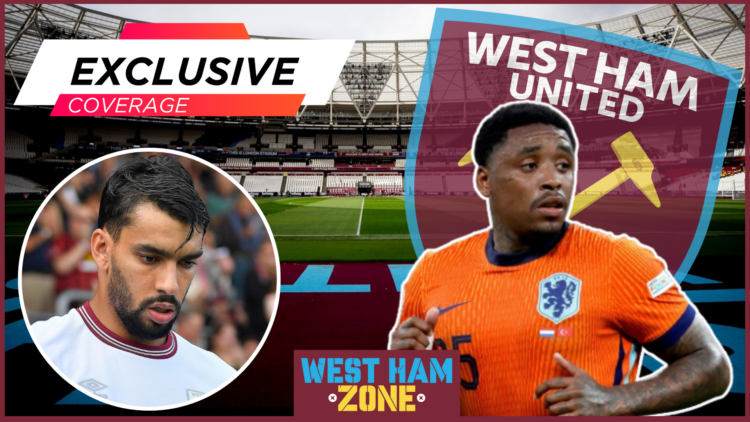 Steven Bergwijn, Lucas Paqueta, West Ham badge