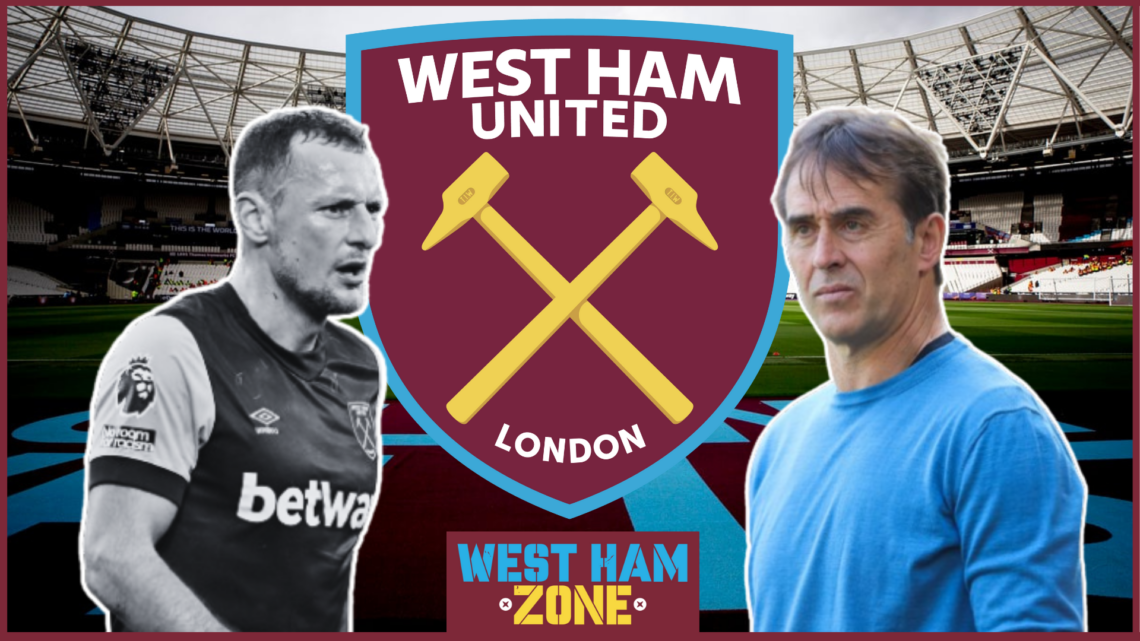 Vladimir Coufal, Julen Lopetegui, West Ham badge