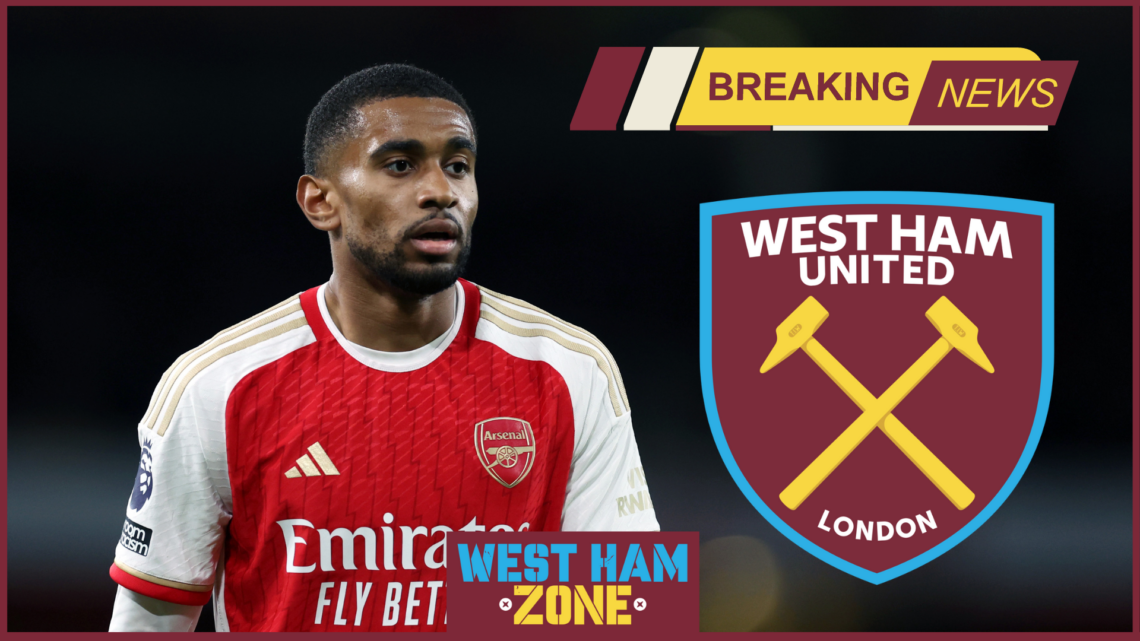 West Ham Arsenal Reiss Nelson