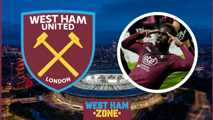 West Ham badge, Boulaye Dia