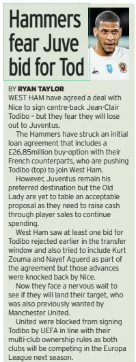 West Ham United, Jean-Clair Todibo