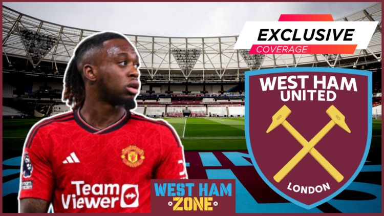 Aaron Wan-Bissaka, West Ham badge