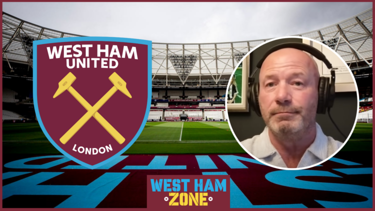 Alan Shearer, West Ham badge