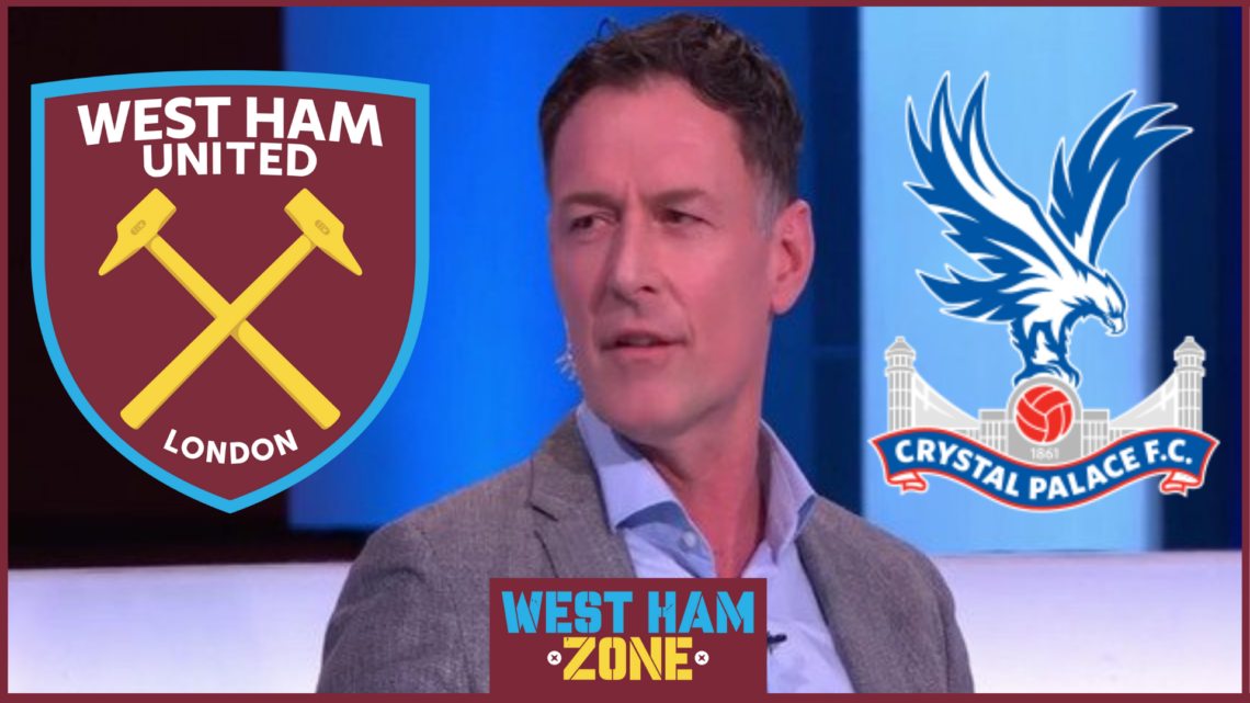 Chris Sutton, West Ham badge, Crystal Palace badge