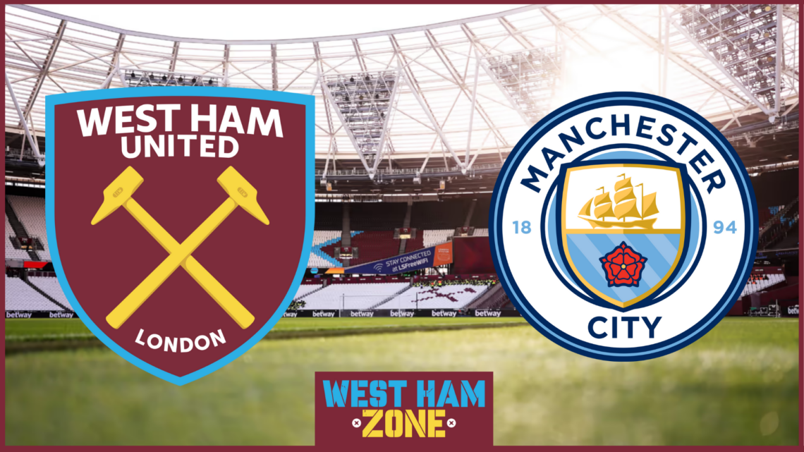 West Ham Manchester City badges