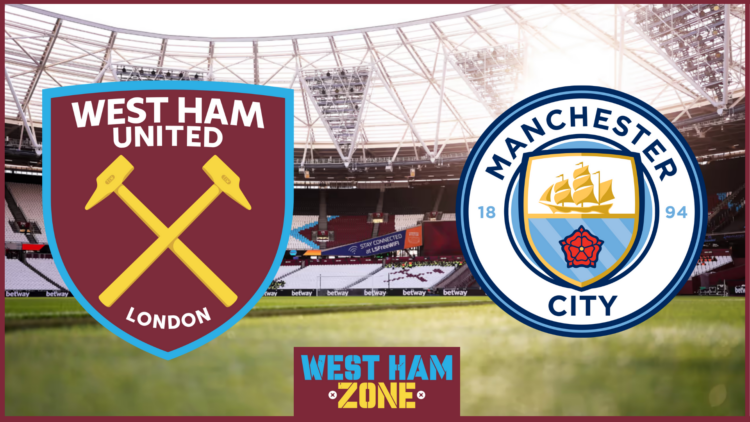West Ham Manchester City badges