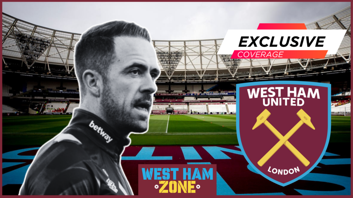Danny Ings, West Ham badge