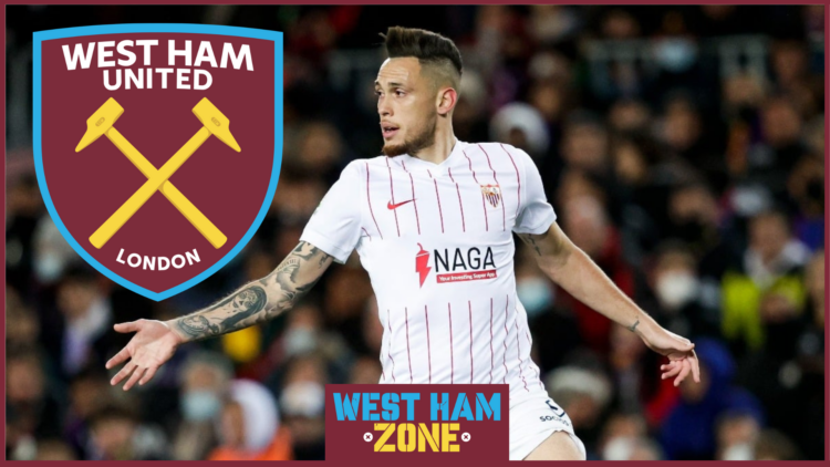 Lucas Ocampos, West Ham United badge