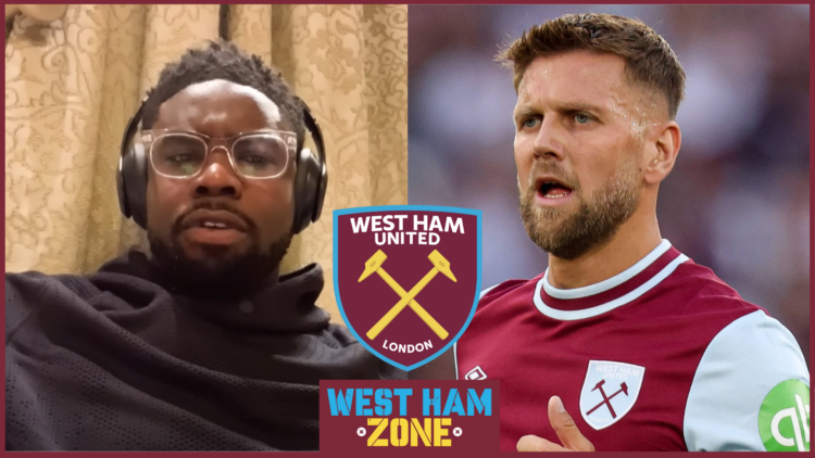 Micah Richards, Niclas Fullkrug, West Ham badge