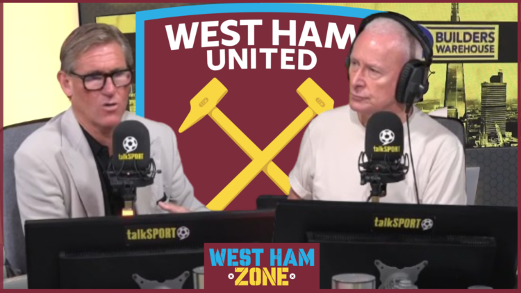 West Ham United badge, Simon Jordan, Jim White