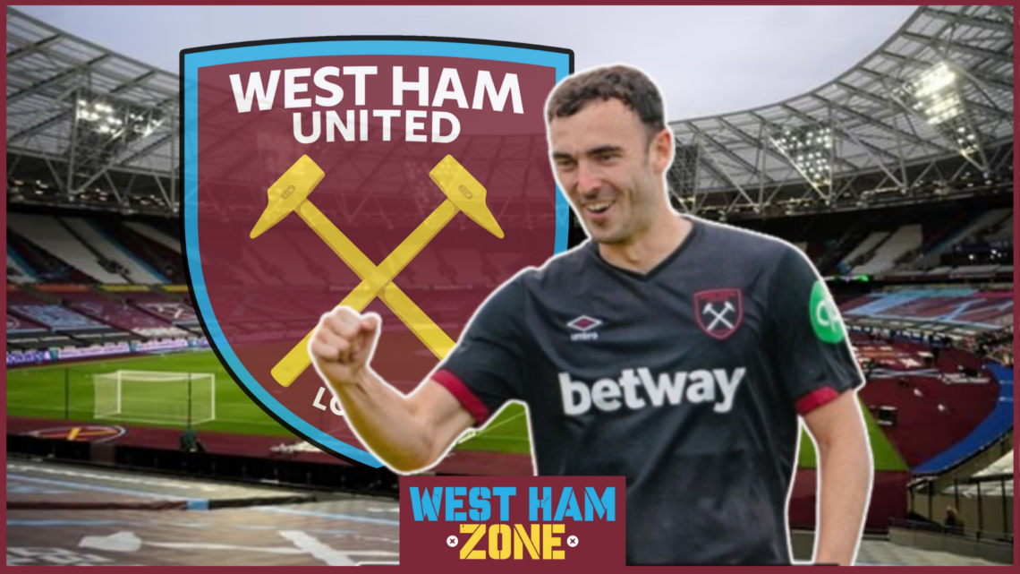 West Ham United badge, Andy Irving