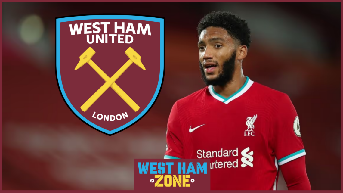 West Ham United Joe Gomez