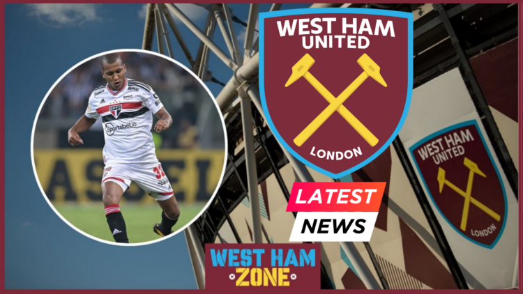 West Ham United Luizao latest news