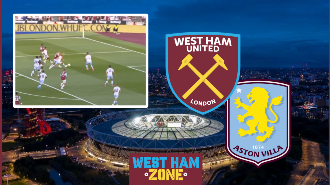 West Ham badge, Aston Villa badge