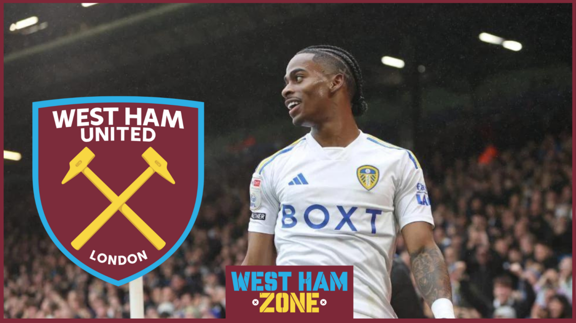 West Ham badge, Crysencio Summerville