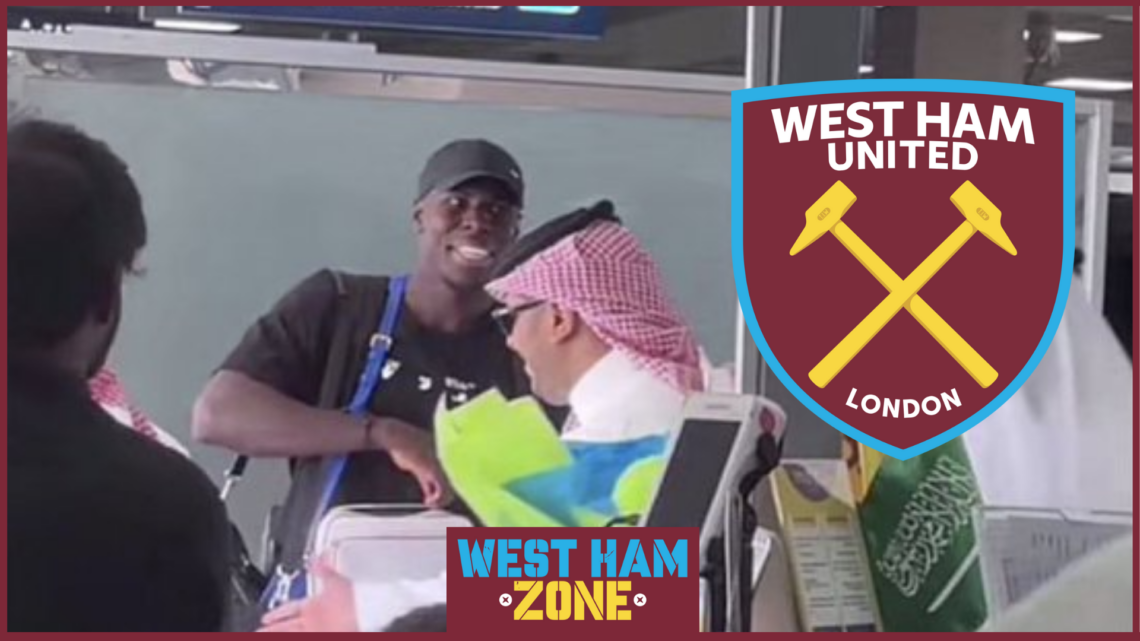 West Ham United badge, Kurt Zouma