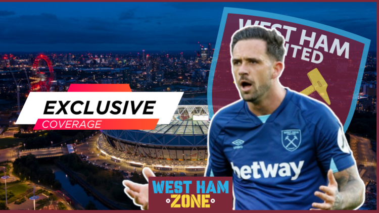 Danny Ings, West Ham badge