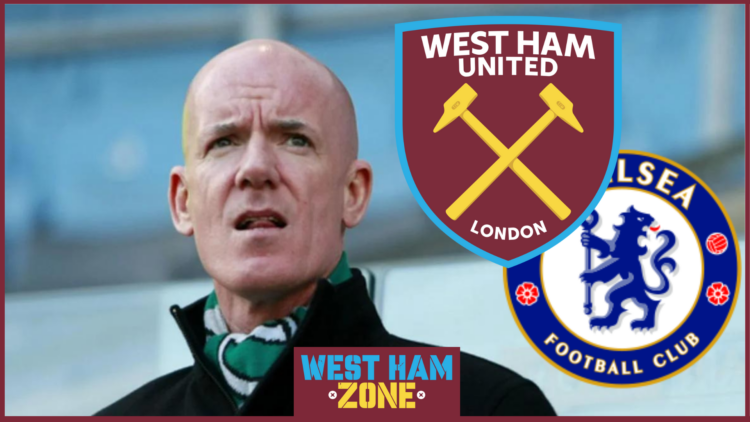 Dermot Gallagher, West Ham United badge, Chelsea badge