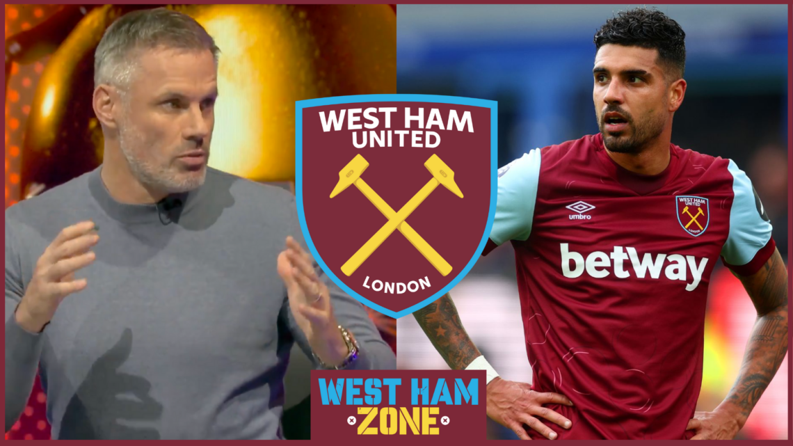 Jamie Carragher Emerson West Ham